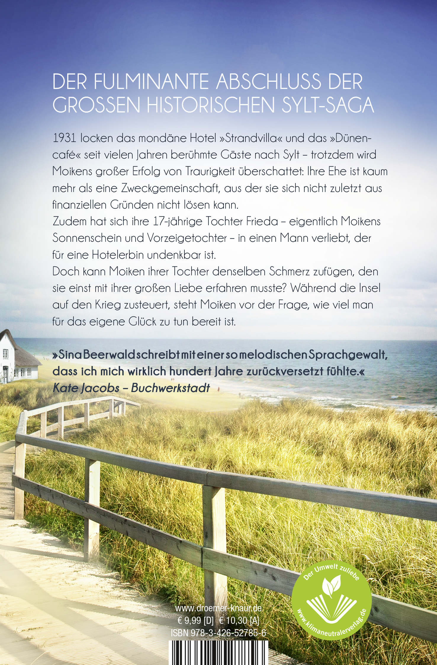 Rückseitencover Das Inselmädchen