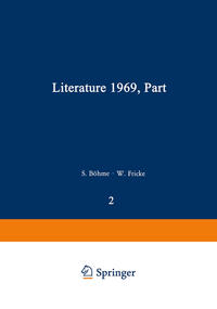 Vorderes Coverbild Literature 1969, Part 2