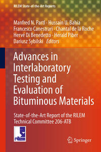 Vorderes Coverbild Advances in Interlaboratory Testing and Evaluation of Bituminous Materials