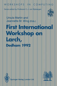 Vorderes Coverbild First International Workshop on Larch