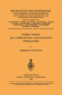 Vorderes Coverbild Norm Ideals of Completely Continuous Operators