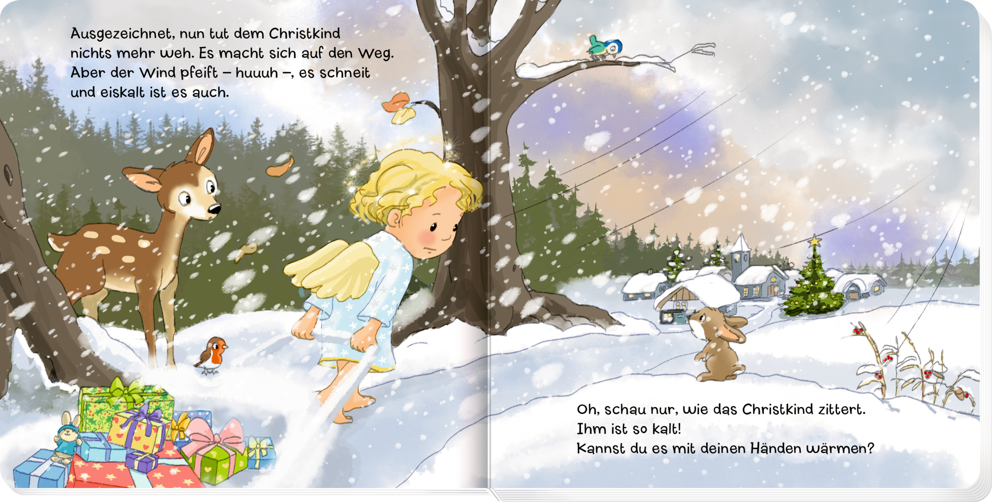 Beispielinhalt (Bild) Brauchst du Hilfe, kleines Christkind?