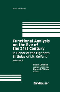 Vorderes Coverbild Functional Analysis on the Eve of the 21st Century