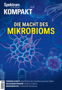 Vorderes Coverbild Spektrum Kompakt 3/2025 - Die Macht des Mikrobioms