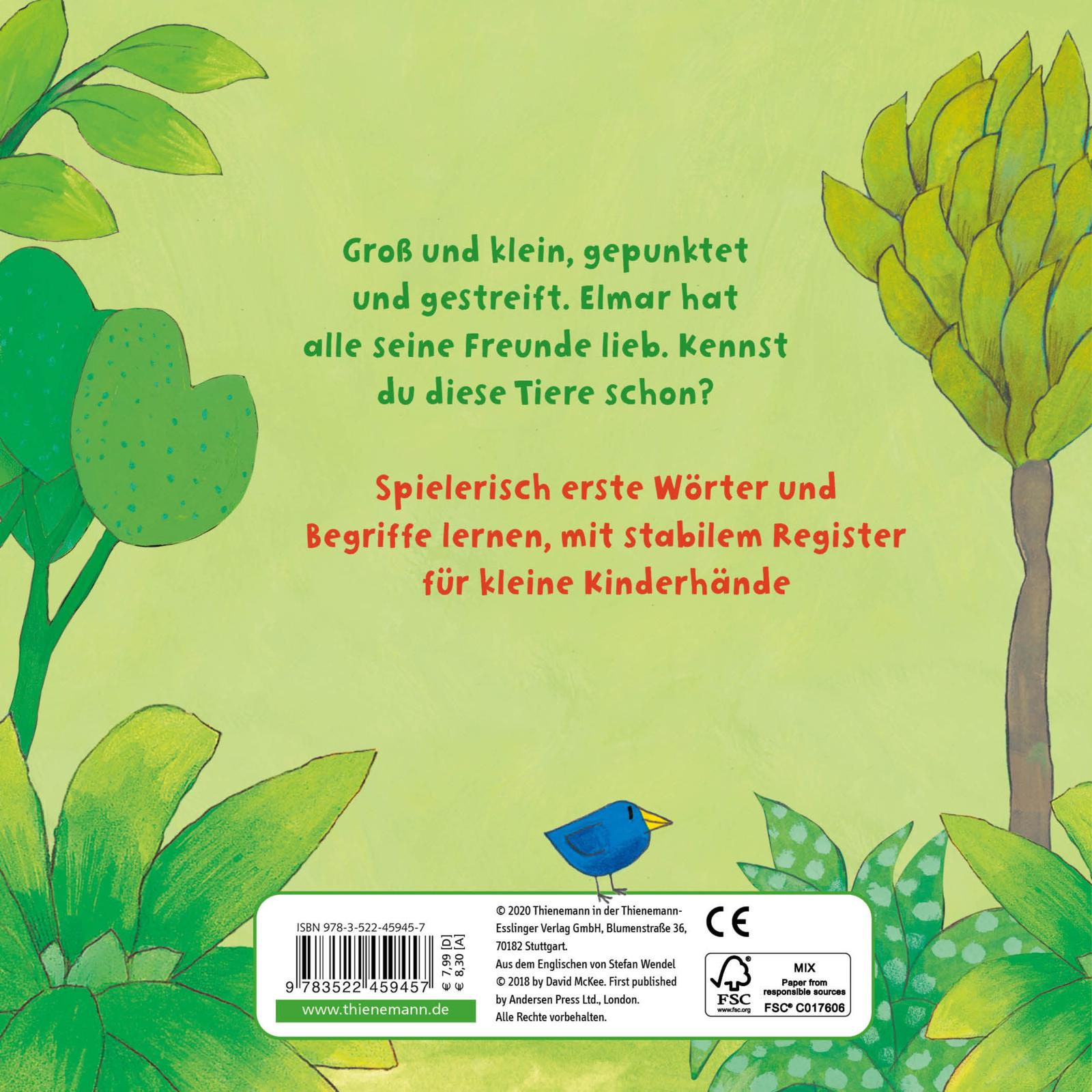 Rückseitencover Elmar: Elmars Freunde