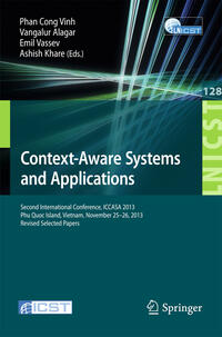Vorderes Coverbild Context-Aware Systems and Applications