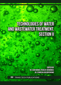 Vorderes Coverbild Technologies of Water and Wastewater Treatment. Section II
