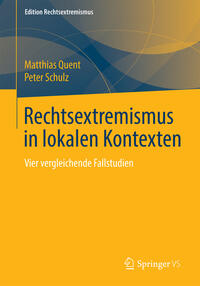 Vorderes Coverbild Rechtsextremismus in lokalen Kontexten