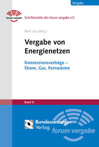 Vorderes Coverbild Vergabe von Energienetzen