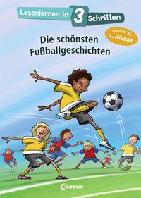 Vorderes Coverbild Lesenlernen in 3 Schritten - Die schönsten Fußballgeschichten
