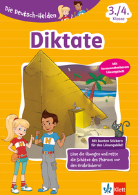 Vorderes Coverbild Klett Die Deutsch-Helden: Diktate 3./4. Klasse