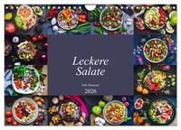 Vorderes Coverbild Leckere Salate (Wandkalender 2026 DIN A4 quer), CALVENDO Monatskalender