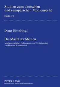 Vorderes Coverbild Die Macht der Medien