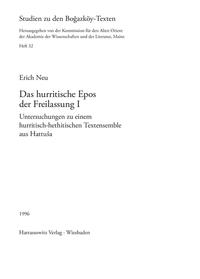 Vorderes Coverbild Das hurritische Epos der Freilassung I