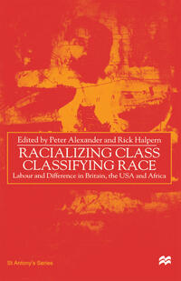 Vorderes Coverbild Racializing Class, Classifying Race