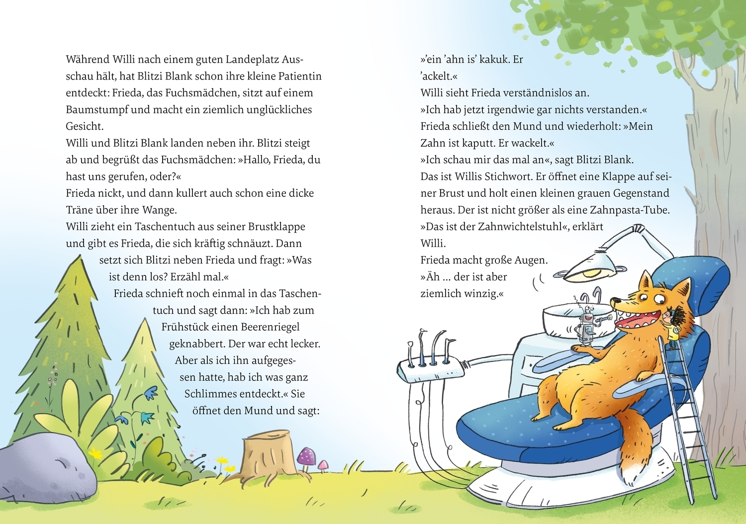 Beispielinhalt (Bild) Zahnalarm