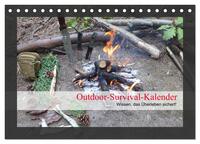 Vorderes Coverbild Outdoor-Survival-Kalender (Tischkalender 2025 DIN A5 quer), CALVENDO Monatskalender