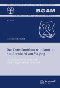 Vorderes Coverbild Das Consolatorium tribulatorum des Bernhard von Waging