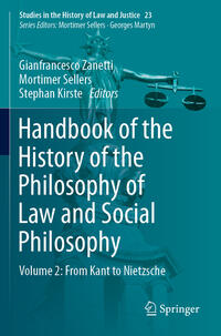 Vorderes Coverbild Handbook of the History of the Philosophy of Law and Social Philosophy