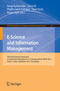 Vorderes Coverbild E-Science and Information Management