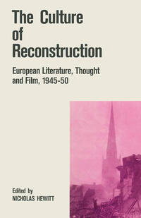 Vorderes Coverbild The Culture of Reconstruction