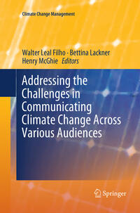 Vorderes Coverbild Addressing the Challenges in Communicating Climate Change Across Various Audiences