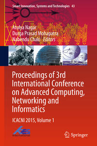 Vorderes Coverbild Proceedings of 3rd International Conference on Advanced Computing, Networking and Informatics