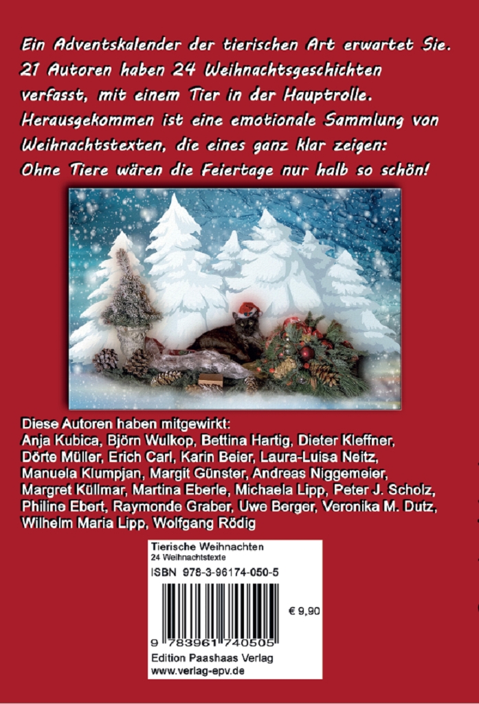 Rückseitencover Tierische Weihnachten