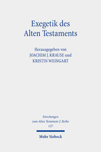 Vorderes Coverbild Exegetik des Alten Testaments
