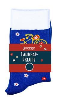 Vorderes Coverbild Socken »Fahrrad-Freude«