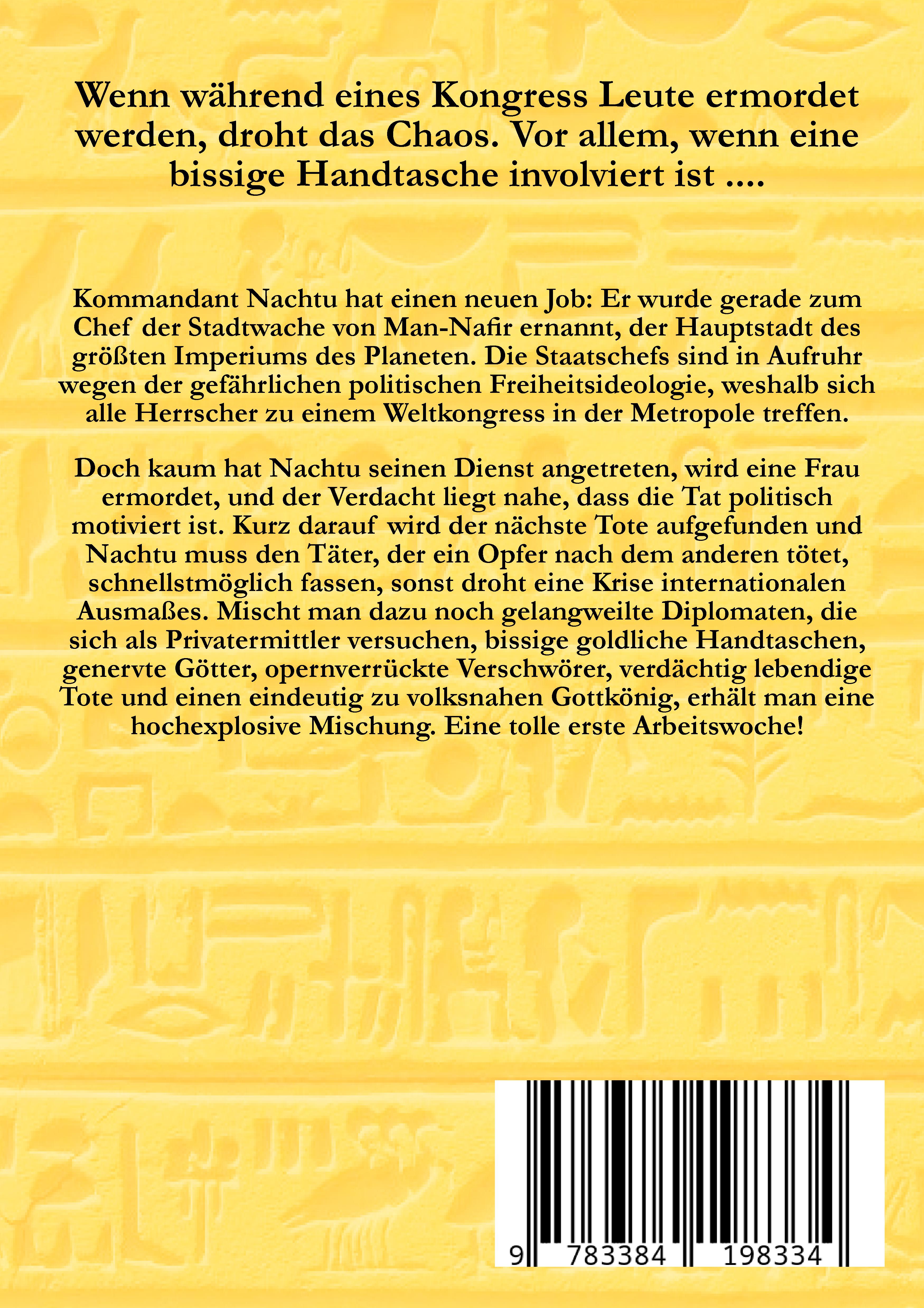Rückseitencover Mörderischer Kongress
