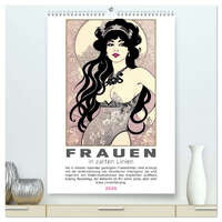Vorderes Coverbild Frauen in zarten Linien (hochwertiger Premium Wandkalender 2026 DIN A2 hoch), Kunstdruck in Hochglanz