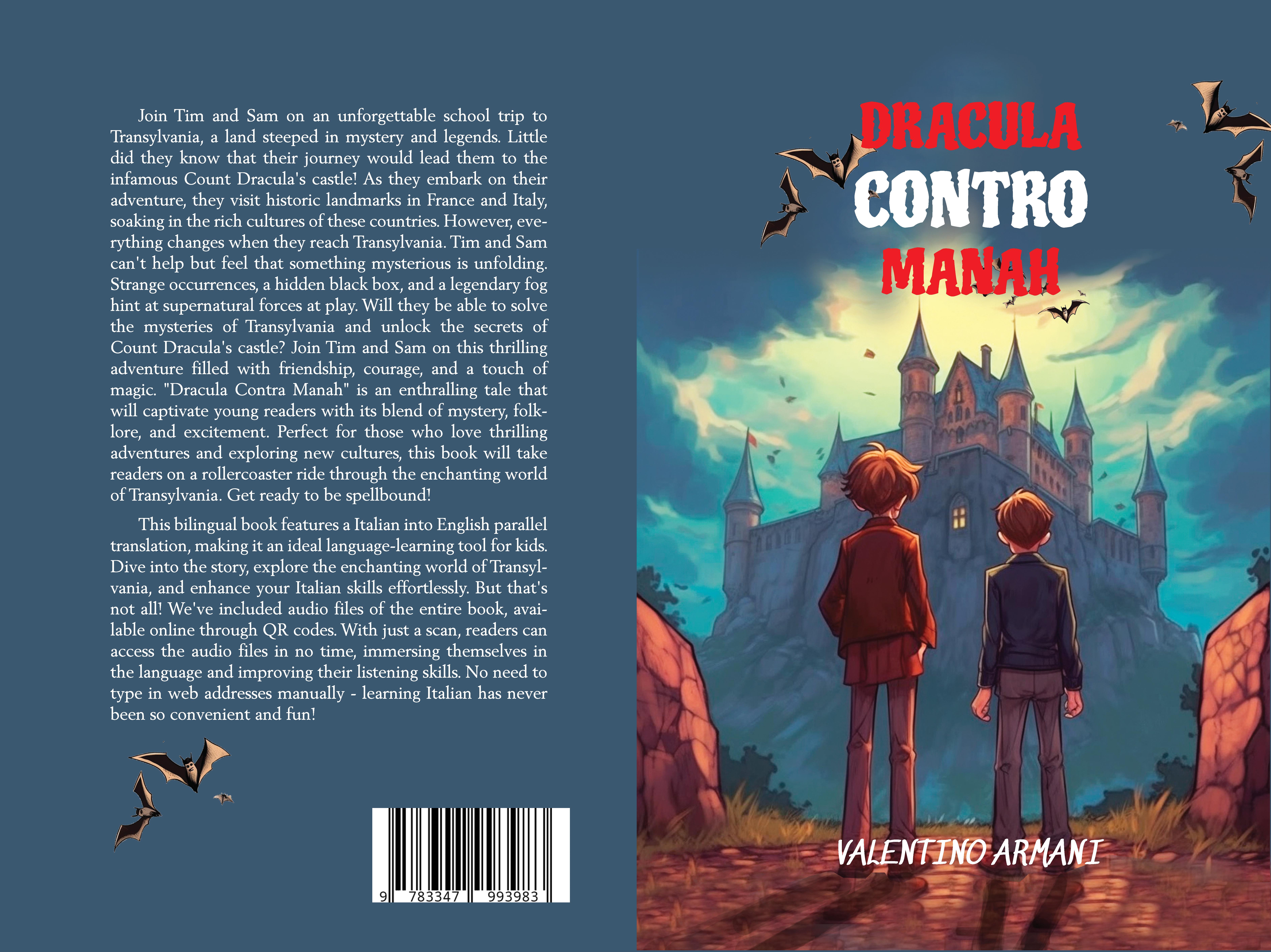 Gesamtes Coverbild Learn Italian with Dracula Contro Manah