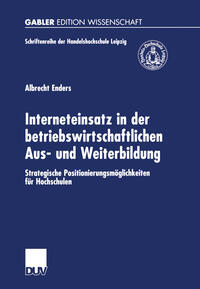 Vorderes Coverbild Interneteinsatz in der betriebswirtschaftlichen Aus- und Weiterbildung