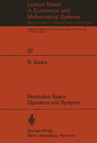 Vorderes Coverbild Resolution Space, Operators and Systems