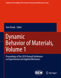 Vorderes Coverbild Dynamic Behavior of Materials, Volume 1