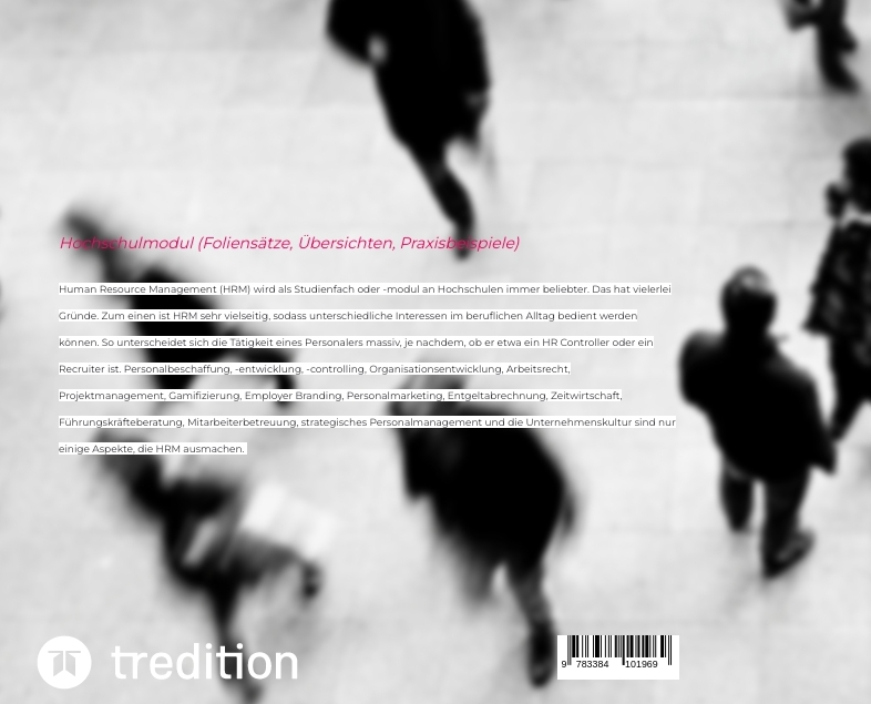 Rückseitencover Human Resource Management (HRM)