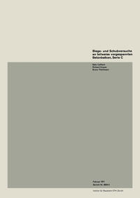 Vorderes Coverbild Biege- und Schubversuche an teilweise vorgespannten Betonbalken, Serie C