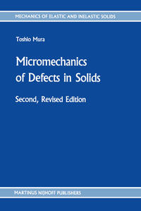 Vorderes Coverbild Micromechanics of Defects in Solids