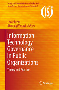Vorderes Coverbild Information Technology Governance in Public Organizations