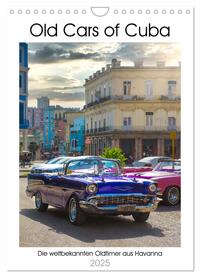 Vorderes Coverbild Old Cars of Cuba (Wandkalender 2025 DIN A4 hoch), CALVENDO Monatskalender