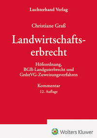 Vorderes Coverbild Das Landwirtschaftserbrecht