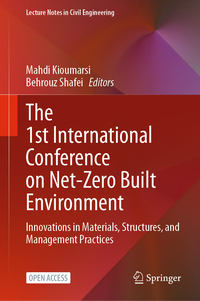 Vorderes Coverbild The 1st International Conference on Net-Zero Built Environment