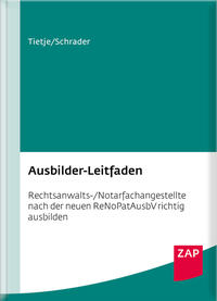 Vorderes Coverbild Ausbilder-Leitfaden
