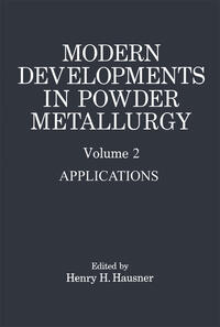 Vorderes Coverbild Modern Developments in Powder Metallurgy