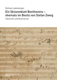 Vorderes Coverbild Ein Skizzenblatt Beethovens - ehemals im Besitz von Stefan Zweig
