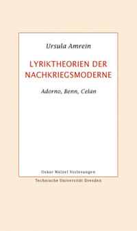 Vorderes Coverbild Lyriktheorien der Nachkriegsmoderne