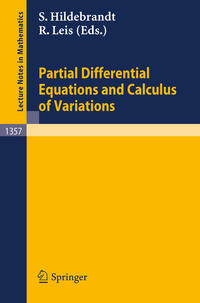 Vorderes Coverbild Partial Differential Equations and Calculus of Variations
