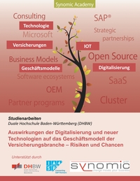 Vorderes Coverbild Auswirkungen der Digitalisierung und neuer Technologien auf das Geschäftsmodell der Versicherungsbranche