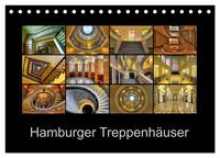 Vorderes Coverbild Hamburger Treppenhäuser (Tischkalender 2025 DIN A5 quer), CALVENDO Monatskalender